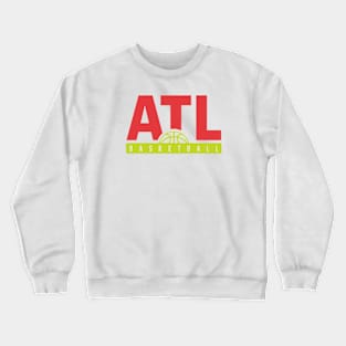 Atlanta Basketball Fan Tee Crewneck Sweatshirt